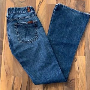 7 For All Mankind distressed A pocket jeans 27
